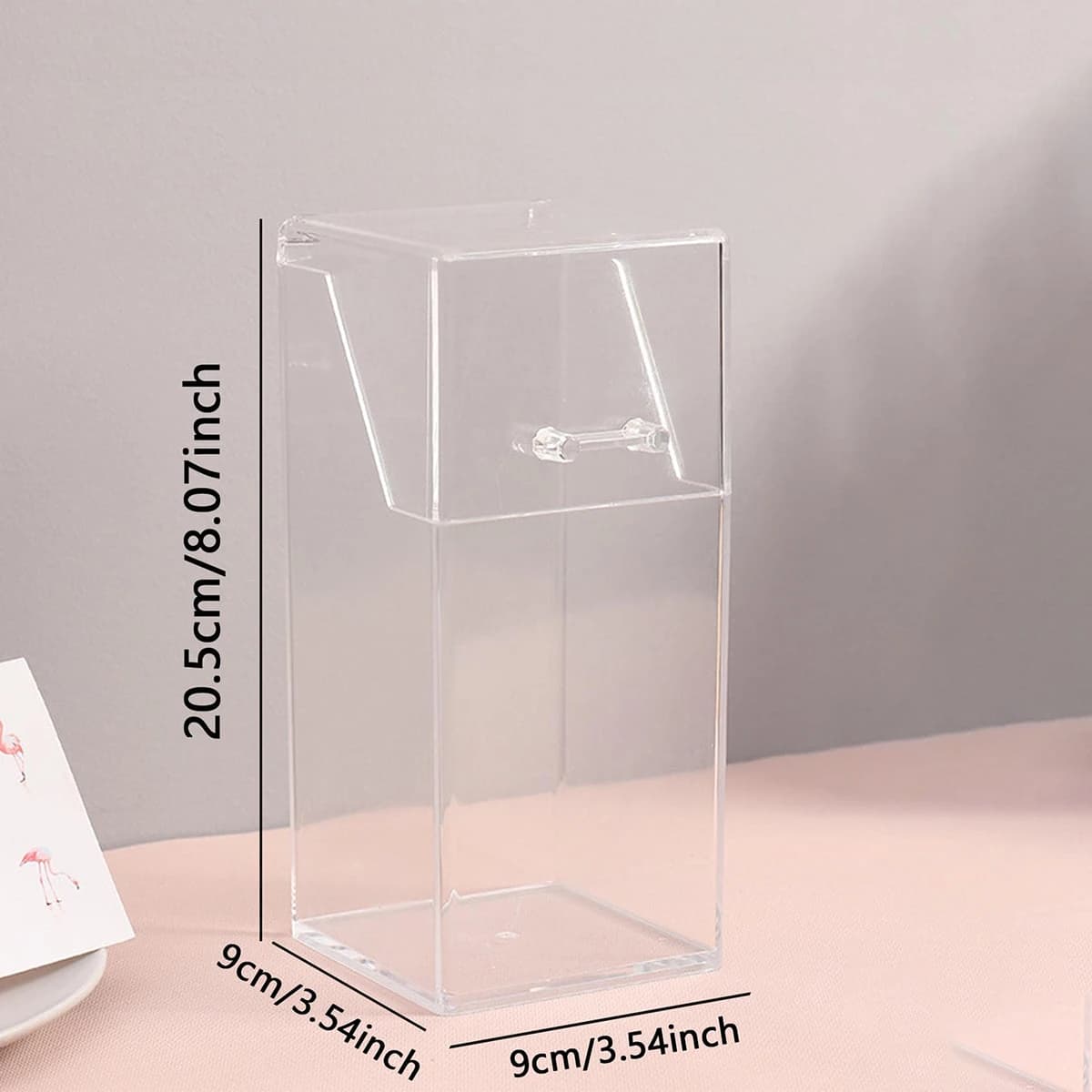 Boîte de rangement pour pinceaux de maquillage