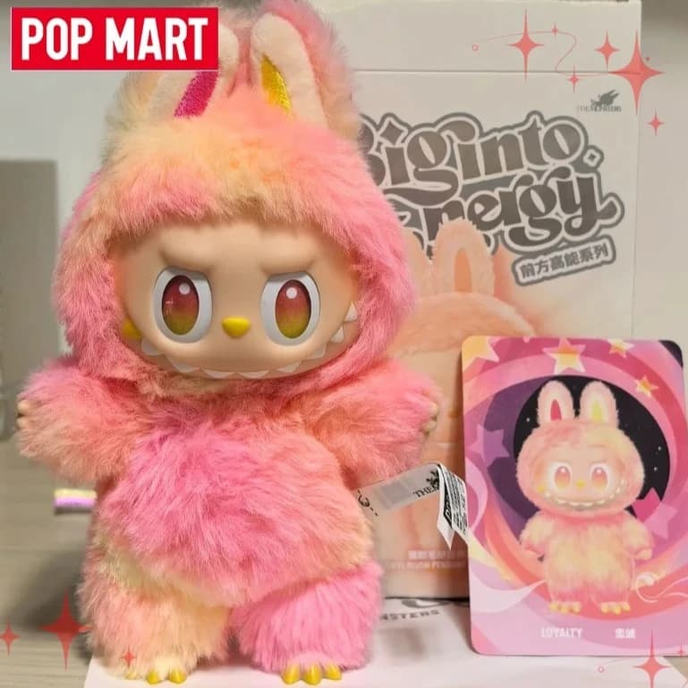 Peluche d'énergie avant Labubu 3.0 100% authentique