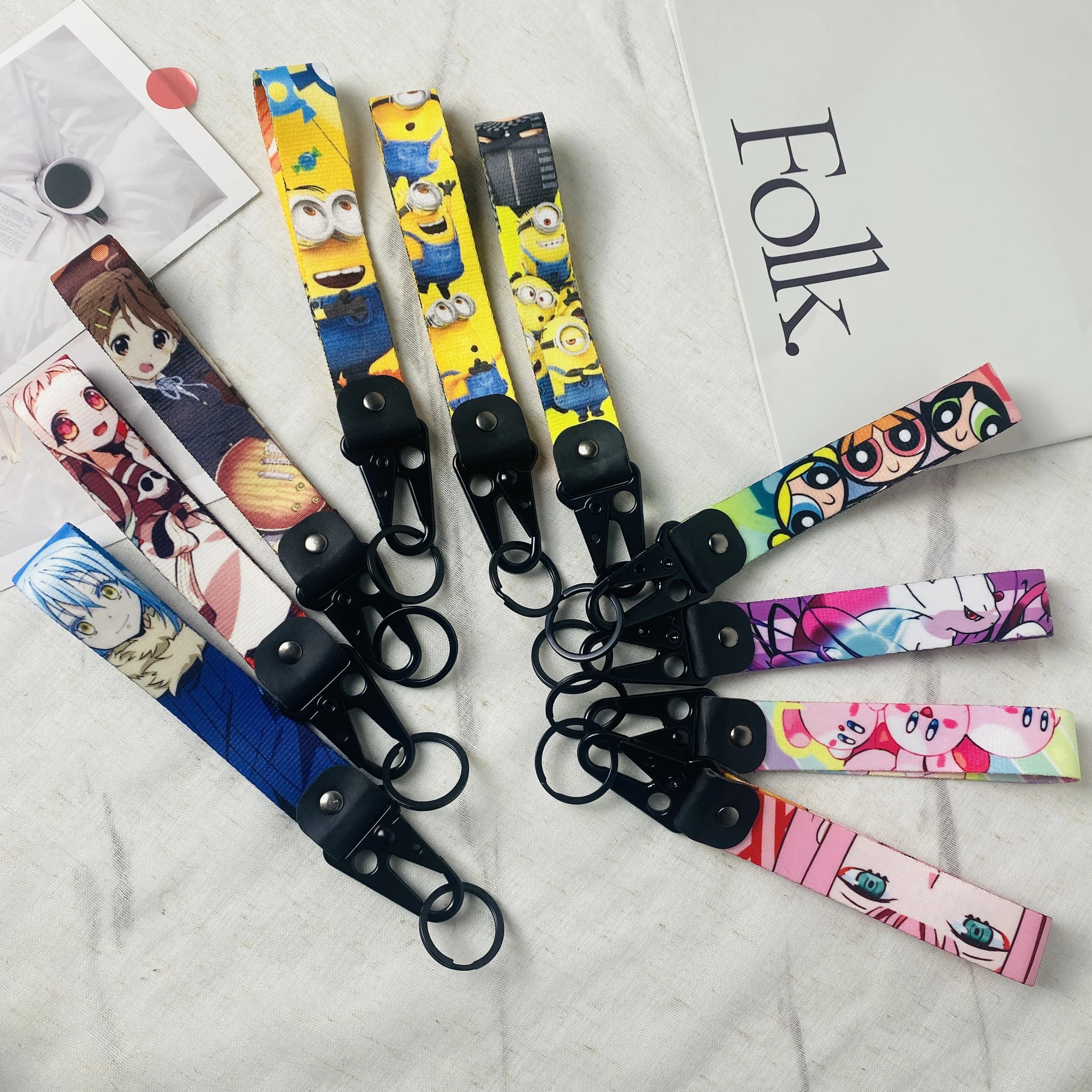 Porte-clés en forme de bec d'aigle, lanière courte utilisée dans la corde de téléphone, porte-Badge, pendentif USB, accessoires de vacances, cadeaux