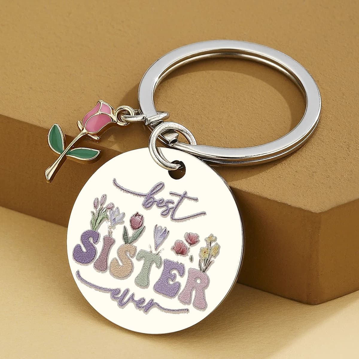 Cadeaux de sœurs de sœur, cadeaux d'anniversaire pour sœurs adultes, cadeau de sœur, meilleure sœur de tous les temps, porte-clés, cadeau d'anniversaire