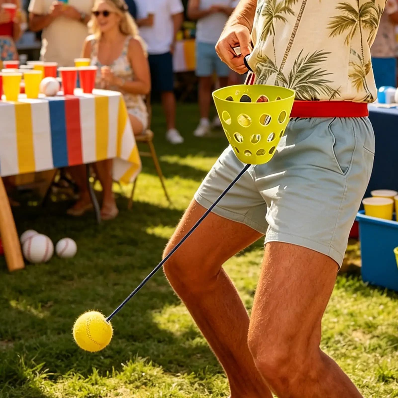 Superbe jeu de balles oscillantes amusant pour les mariages, les fêtes, la plage, le jardin, les anniversaires, les terrains de jeux, l'entraînement en plein air