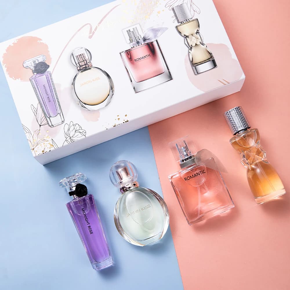 Coffret cadeau de parfum de marque pour femmes