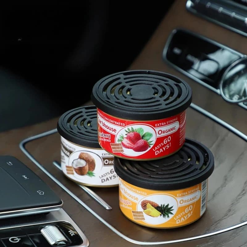 Désodorisants de voiture en conserve