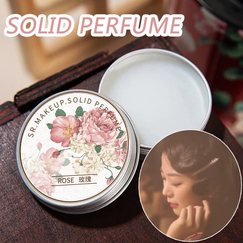Baume de parfum solide pour femmes et hommes, poches portables, parfum Floral, fraîcheur, parfum léger, Rose Lotus Jasmin, déodorants, cadeau d'anniversaire