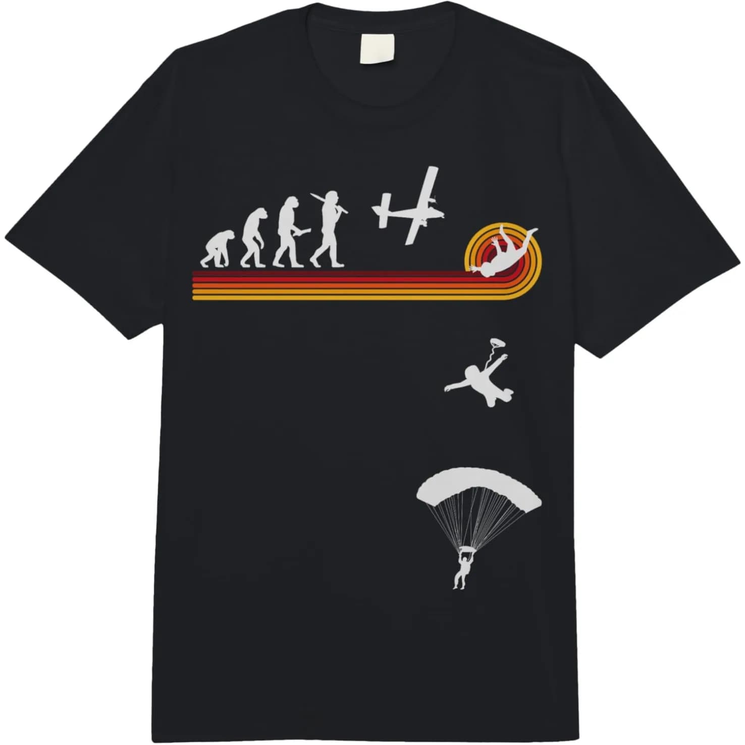 Parachutiste Parachutiste Parachute idée cadeau parachutisme ciel plongée t-shirts Humor Streetwear t-shirt à manches courtes unisexe vêtements amples