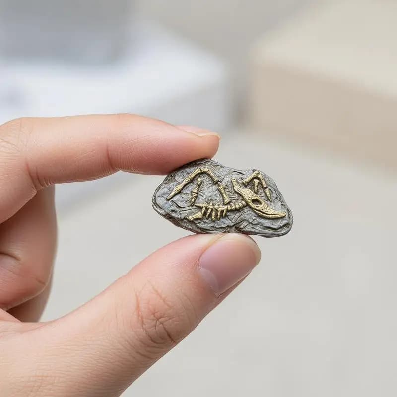 ❤️ 3/4/8 pièces de modèles de fossiles miniatures réalistes
