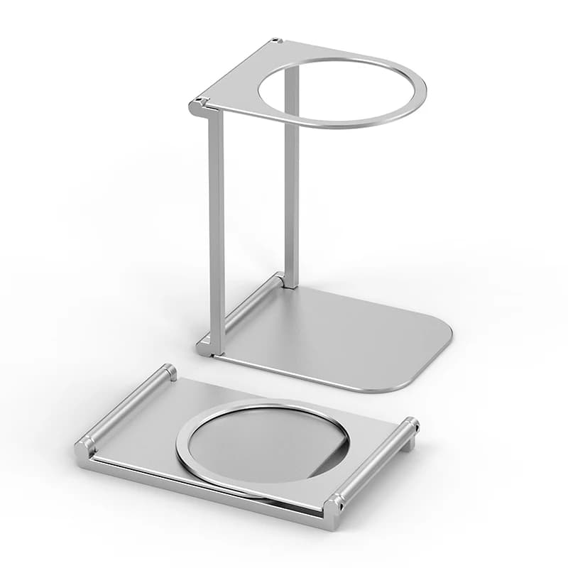 Support d'égouttement de café pliable, en alliage d'aluminium, pour Machine à café expresso électrique Portable sans fil, accessoires