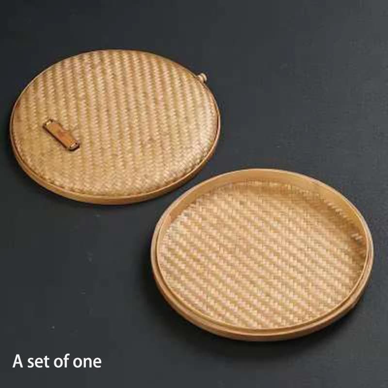 [CLOS] panier de rangement de thé fait à la main en bambou Pu 'Er panier de rangement de thé boîte-cadeau de Style chinois décoration de meubles de salon