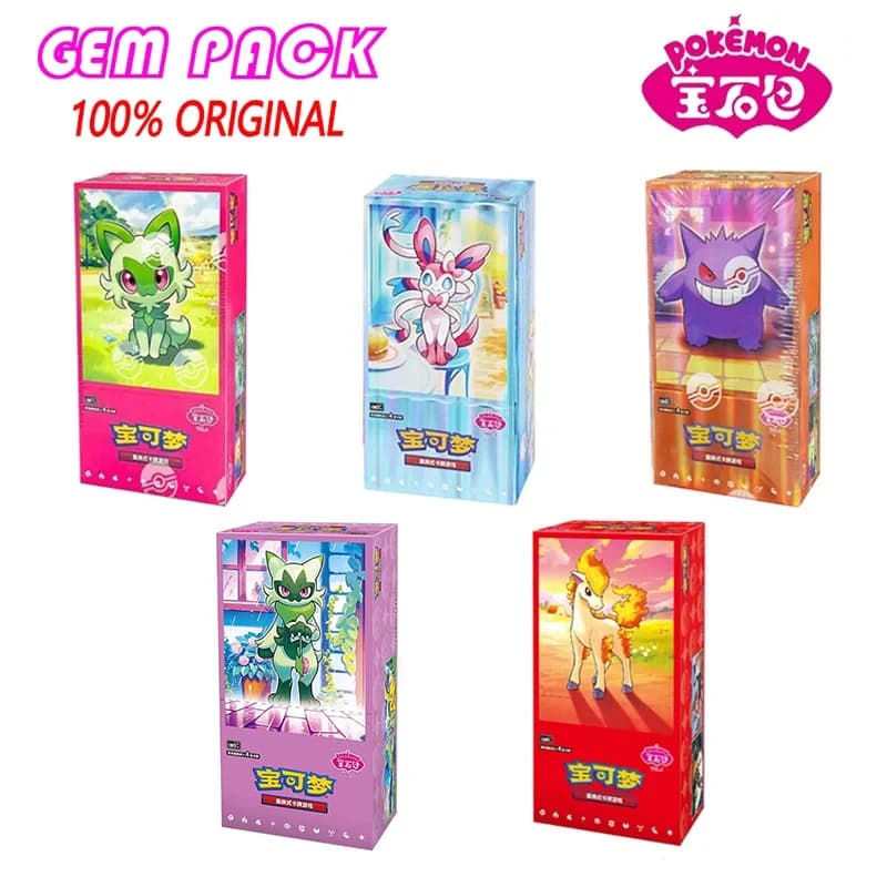 Cartes Pokémon originales GemPack Vol.5 Vol.3 Vol.2 Vol.1