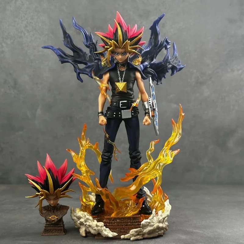 Yu-Gi-Oh! Figurine Yami Yugi de Duel Monsters, Figurine Dark Magician Girl, Modèle PVC de collection, Décoration de bureau, Jouet, Cadeau