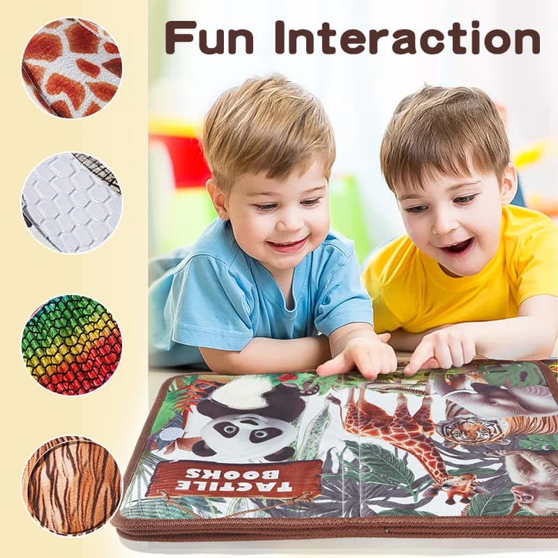 Formation cognitive et tactile pour les livres tactiles pour enfants dans l'éducation précoce