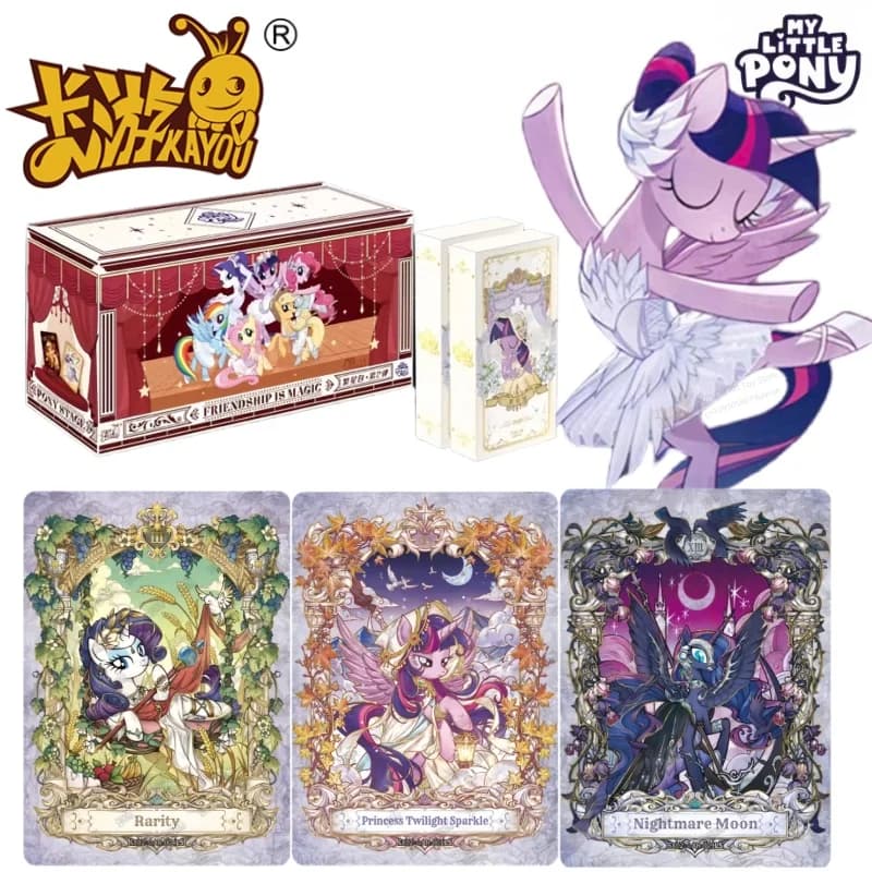 KAYOU véritable nouveau mon petit poney amitié étoile éternelle sac 2 rythme lune AR doré décoration ou Collection carte cadeau