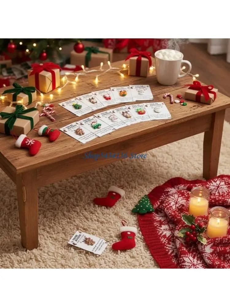 Cartes câlins miniatures noël H7ED