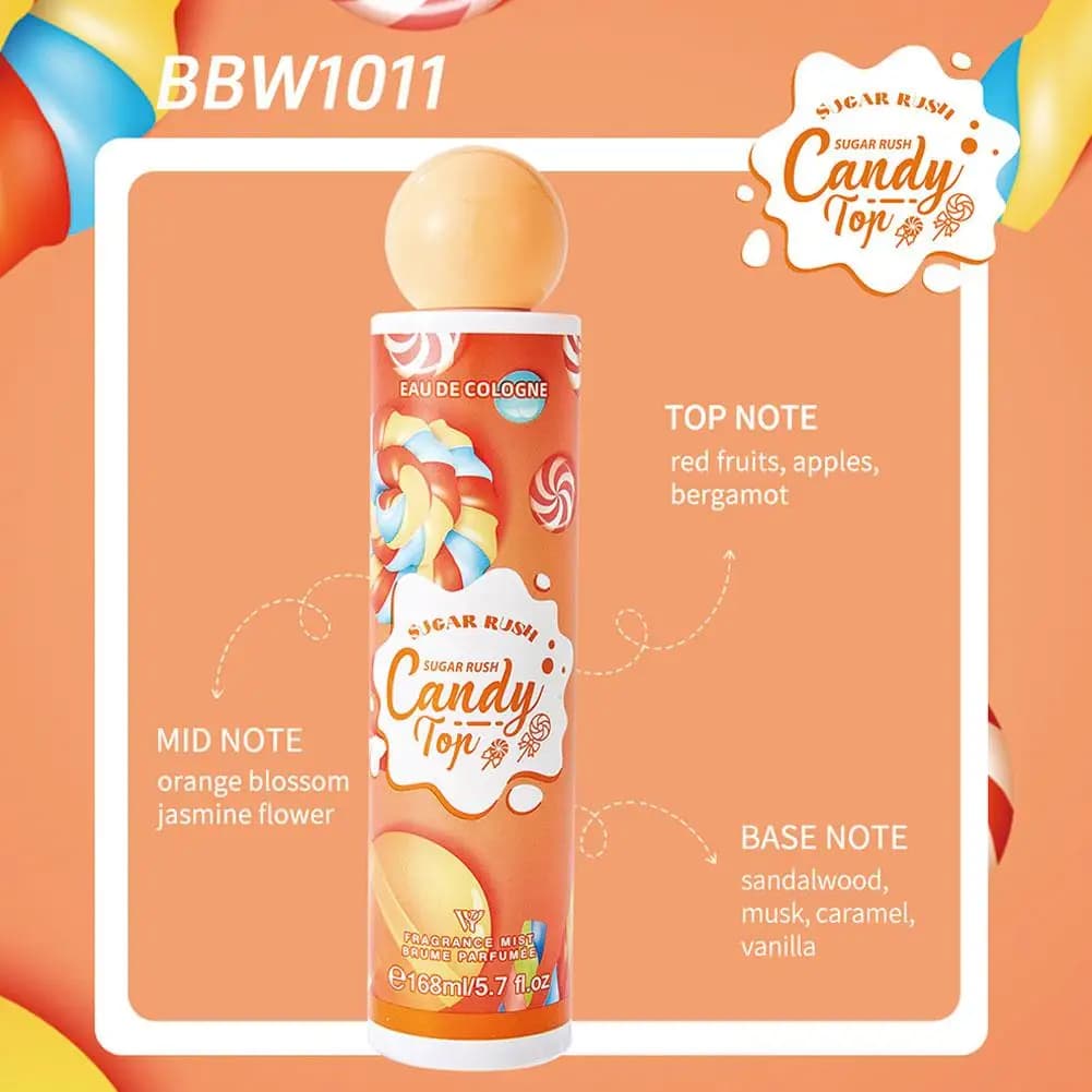 168ml Cookies Cream Dreamy Treats Cherry Luxe Fragrance Perfume Mist Sugar Rush Cologne Scent Spray Series Candy Chocolate Fudge