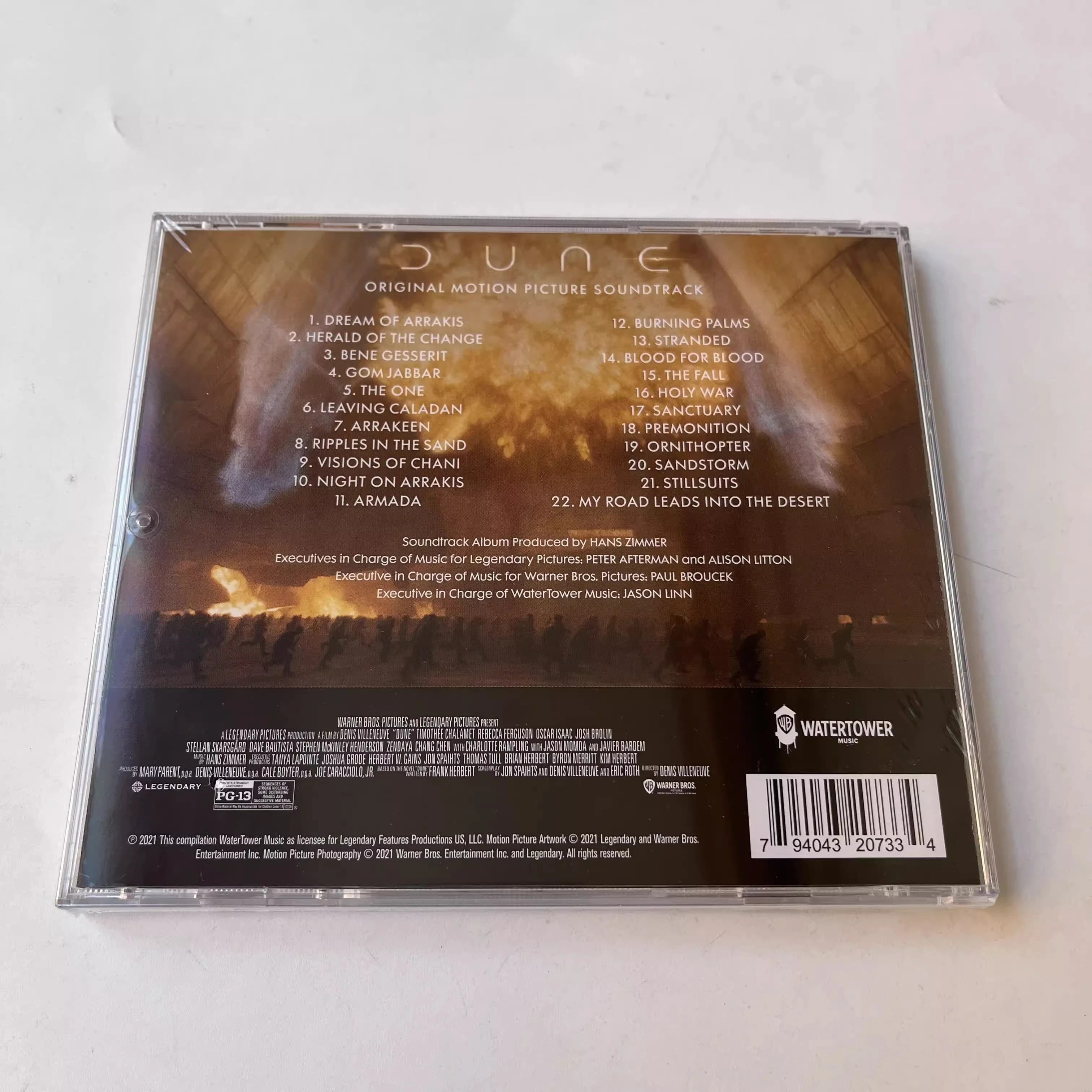 CD de musique de film toyen Hans Zimmer, album OST Greatest Hits, enregistrement de musique, baladeur cosplay, boîte de bandes sonores de fête de voiture, cadeaux de collection