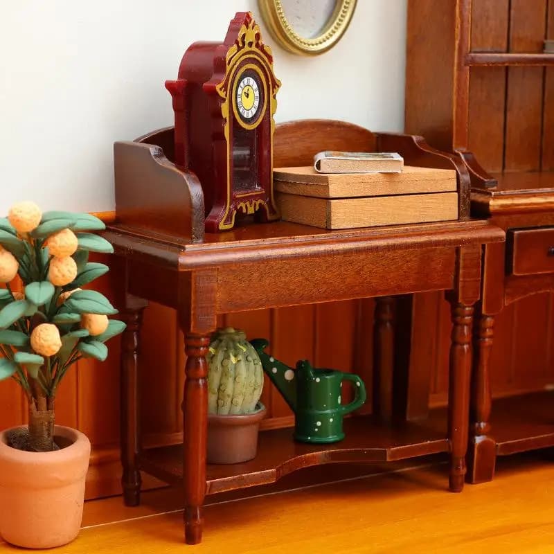 Accessoire miniature pour maison de poupée, modèle de meuble de bureau pour coiffeuse 1:12 ; Jouet de décoration pour la maison