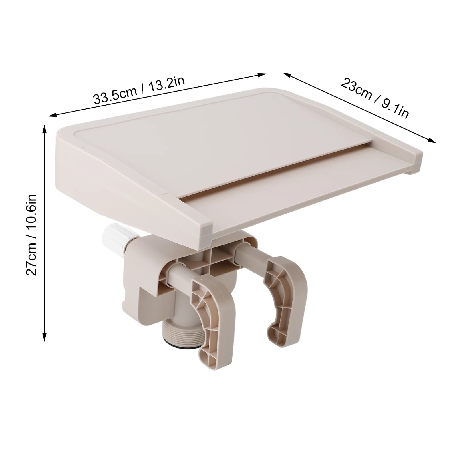 Cascade Relaxante en PVC pour Piscine Hors Sol, Fontaine de Rêves, Poignées Détachables