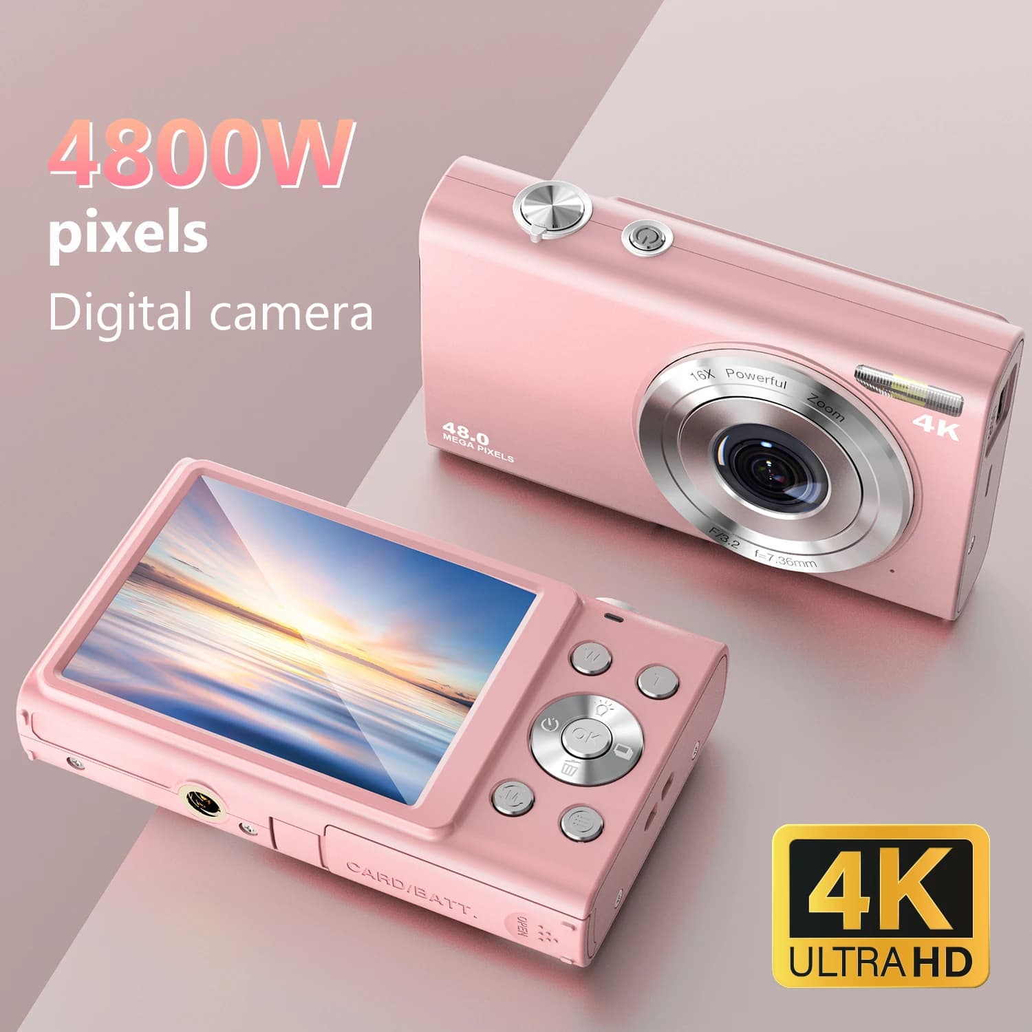 Appareil photo numérique 4K