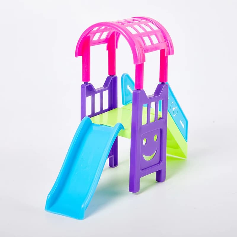 Accessoires pour maison de poupée, parc d'attractions, toboggan pour poupées, jouets pour filles, échelle, miniatures, jouet de jardin amusant, maternelle