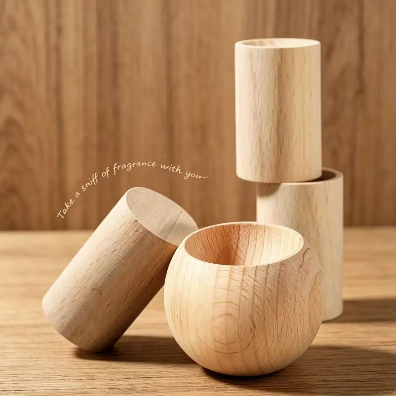 Diffuseur d'aromathérapie en bois naturel, diffuseur de parfum pour la maison et la voiture, diffuseur d'huiles essentielles, rafraîchisseur d'air en bois pour la chambre, le bureau et la voiture