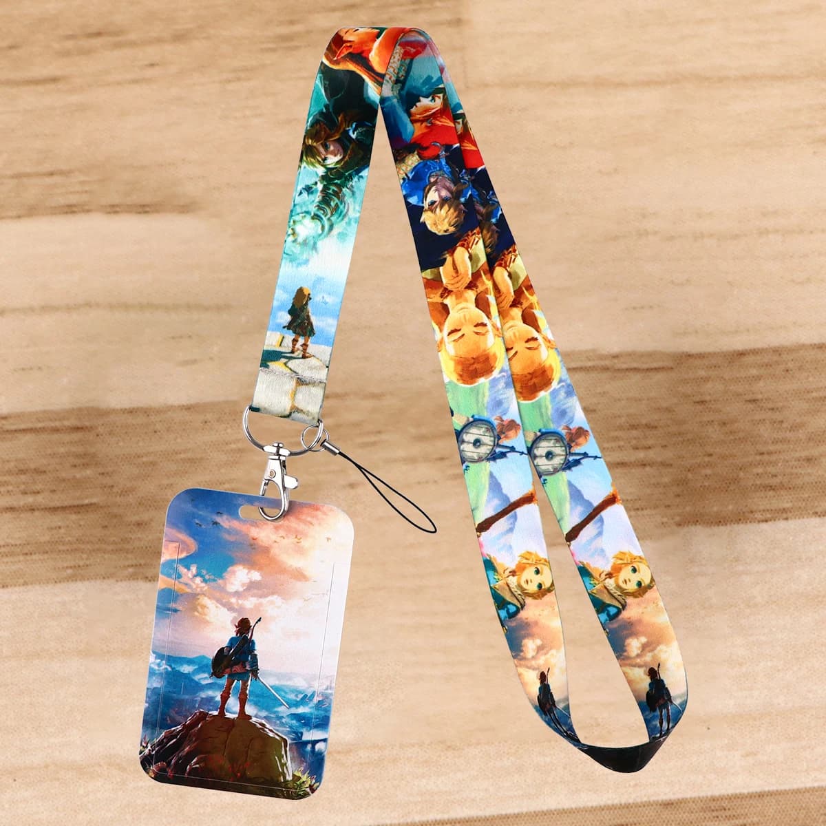 Porte-clés de jeu cool pour enfants, lanière pour carte d'identité prédire, porte-badge, sangle de cou, sangles de téléphone, porte-clés, accessoires cosplay, cadeaux