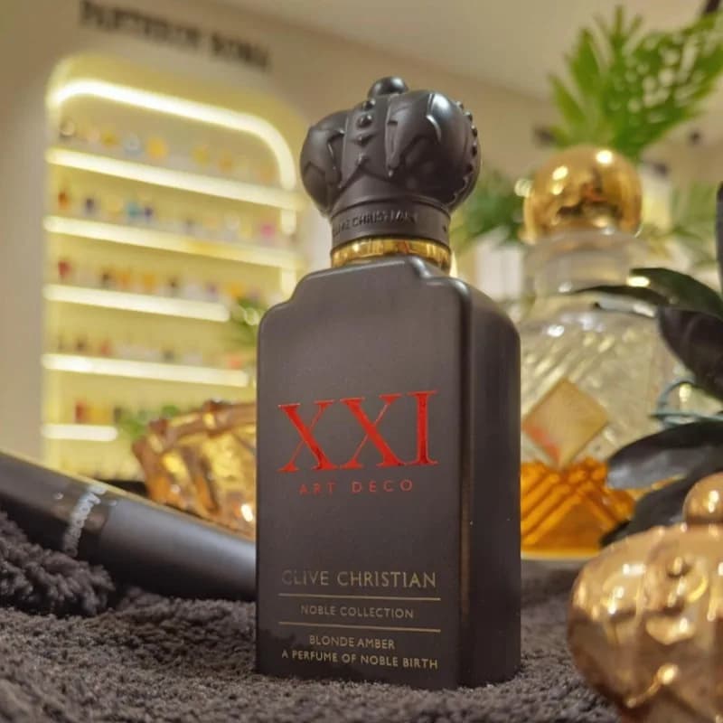 Parfum unisexe Clive Christian Woody Fresh 50ml, parfum floral ambré musqué bois de santal pêche jasmin rose élégant et longue tenue