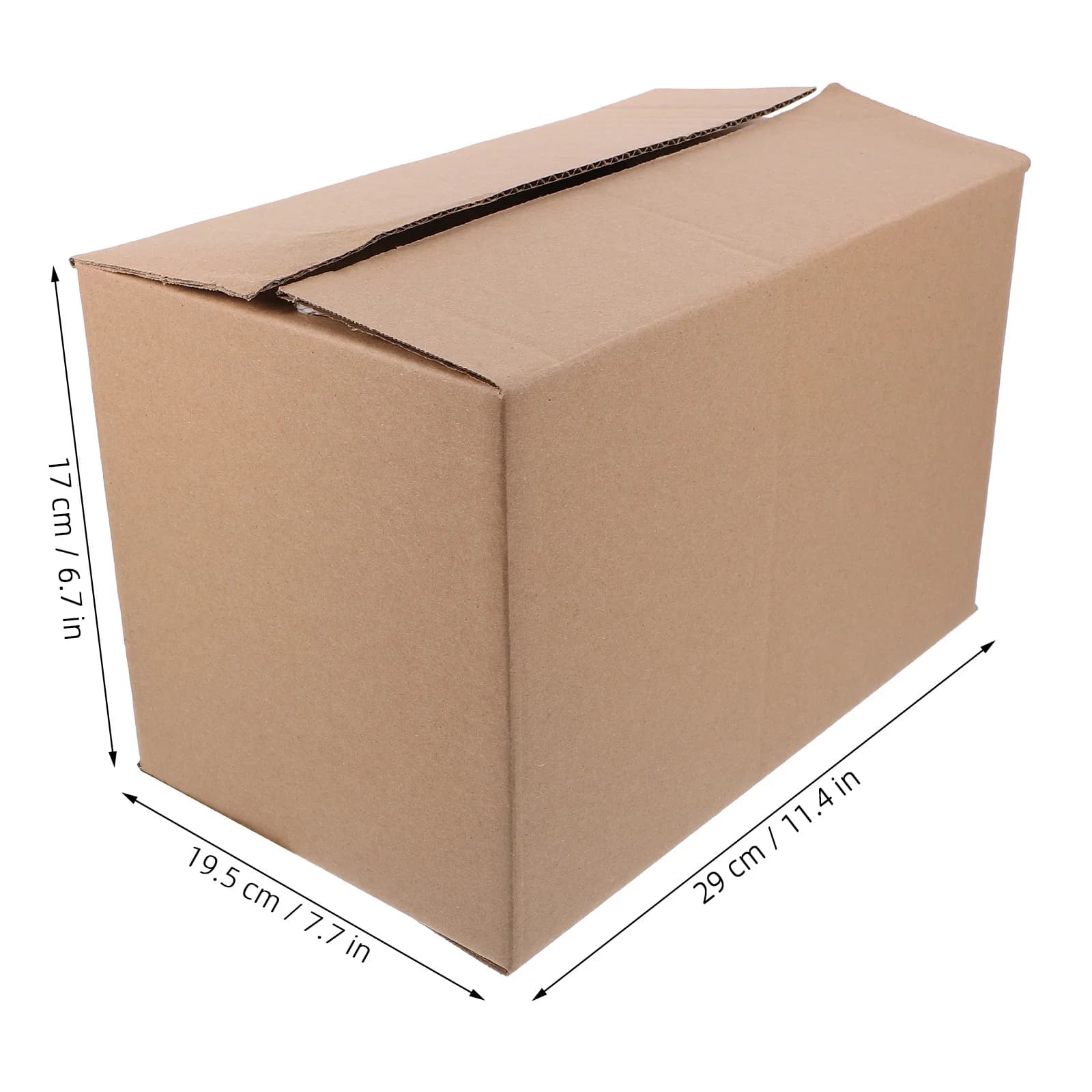 Boîtes d'expédition 5 pièces, Cartons de rangement en papier ondulé écologique, boîtes d'emballage de protection pliables, ensemble pour déplacer et emballer