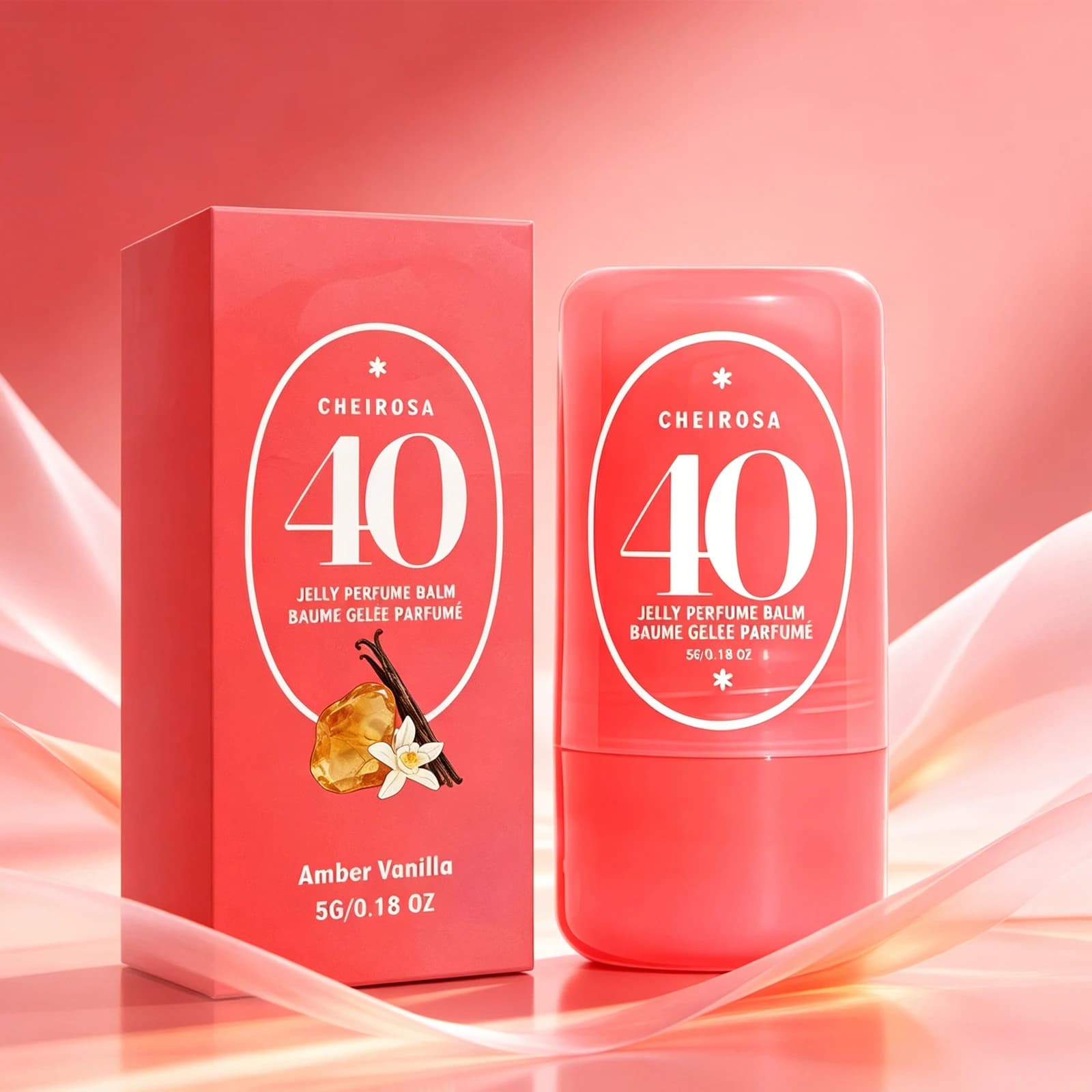 Baume de parfum solide AMZ 5g, parfum vanille longue durée, parfum solide portable pour un usage quotidien