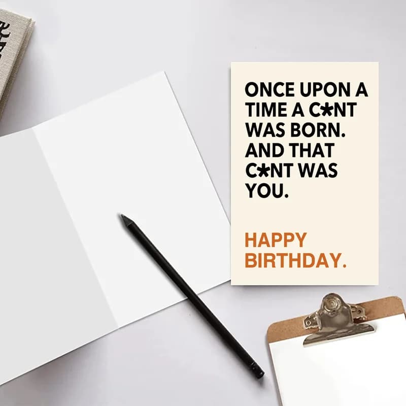 Carte de joyeux anniversaire drôle pour les meilleurs amis, elle, lui, femmes, hommes, cadeaux de navire de chia pour les femmes, cadeaux pour les amis, 1PC