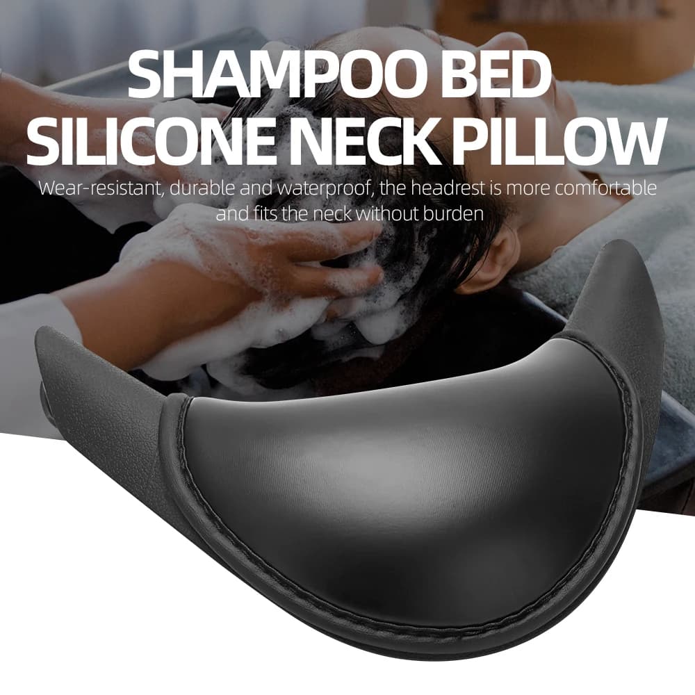 Coussin en Silicone pour Salon de Coiffure, Accessoire pour Lavage des Cheveux, Accessoire de Spa