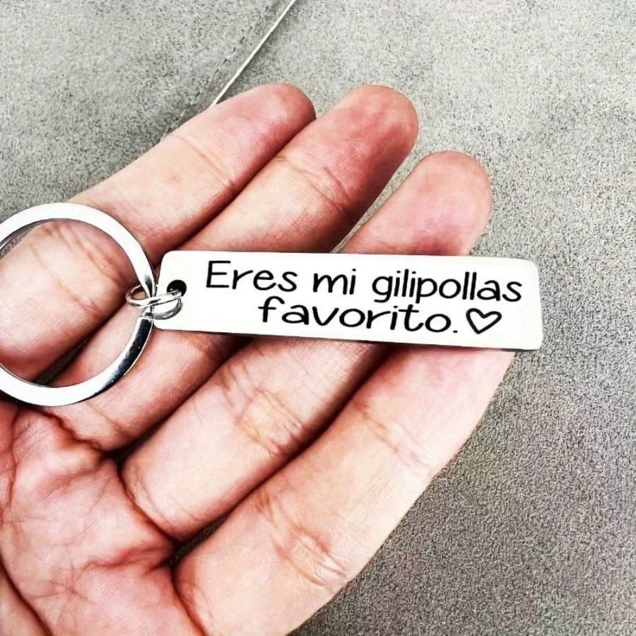 Porte-clés drôle espagnol Espanol Eres Mi préféré, cadeau pour petit ami, mari, frère, El Esposo, Novio, 1 pièce