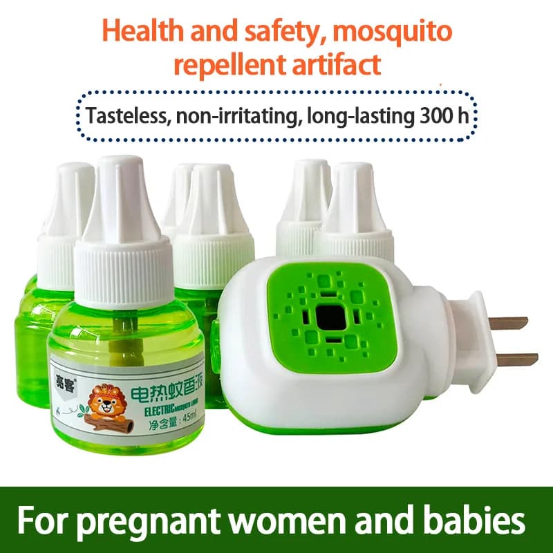 Rechargeurs 45ml Portable électrique moustique bobine chauffage Anti moustique tueur mouche insectes répulsif inodore moustique bobine liquide