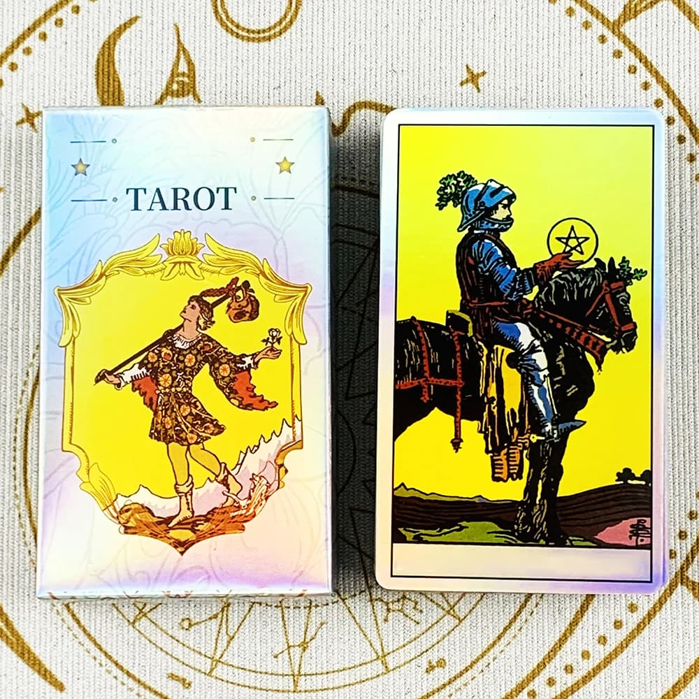 Tarot Oracle 78 pièces cartes spécialement conçues divertissement familial destin Divination jeu de cartes, jeux de vacances, cadeaux de noël