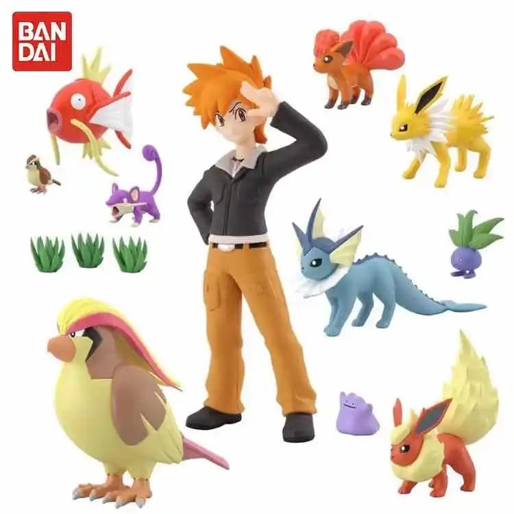 Bandai Original Pokemon 1/20 échelle monde Onix Vileplume ronflex arcanine Anime modèle jouets assembler des jouets