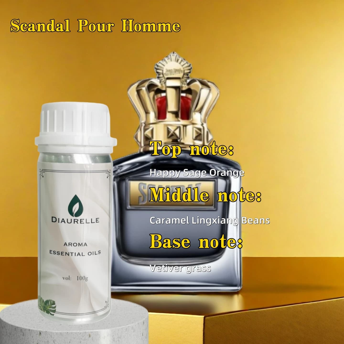 Diffuseur d'arômes d'huiles parfumées florales premium 100 ml
