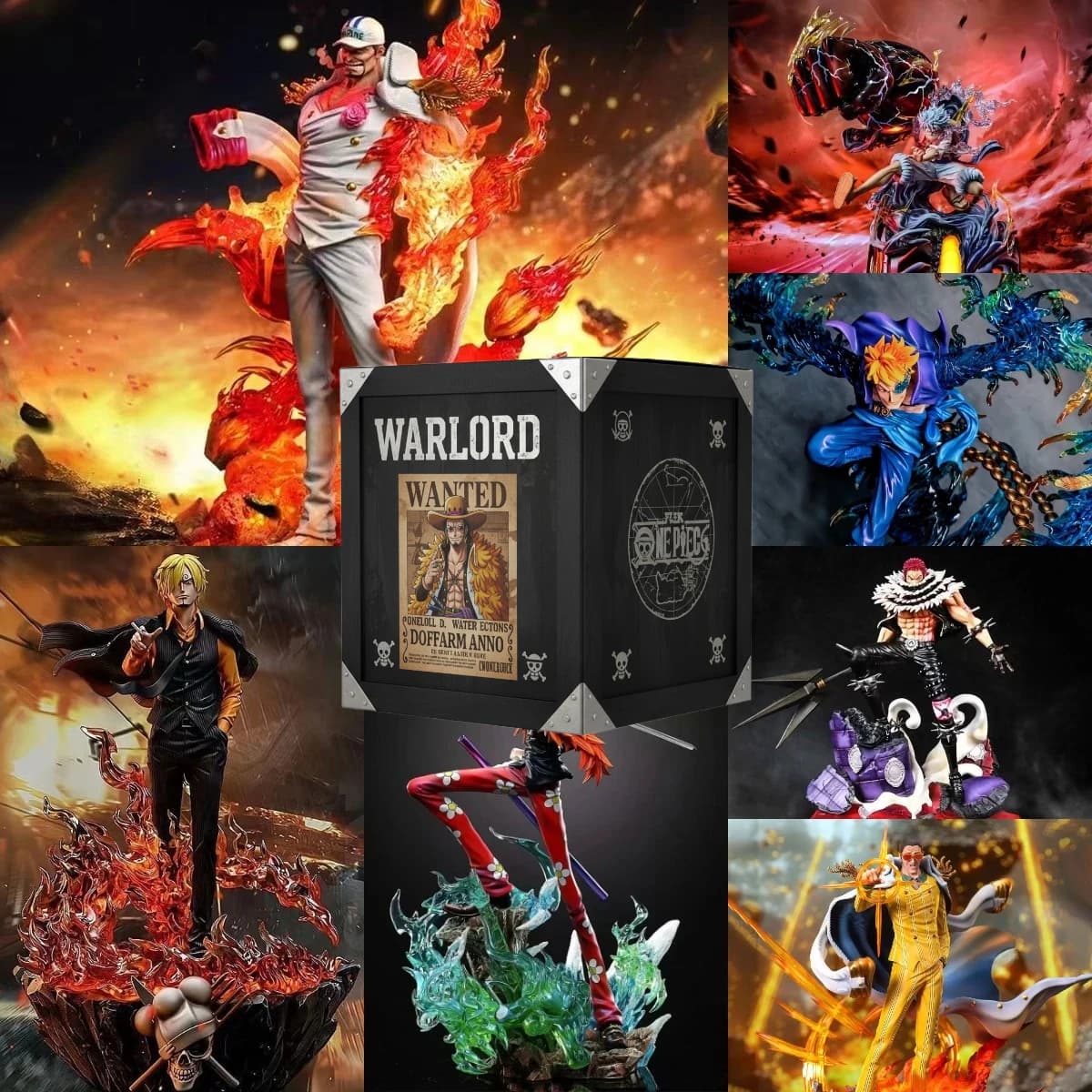 Boîte mystère One Piece Anime, figurine aléatoire, personnage de collection, jouet surprise parfait pour les fans, décoration de bureau