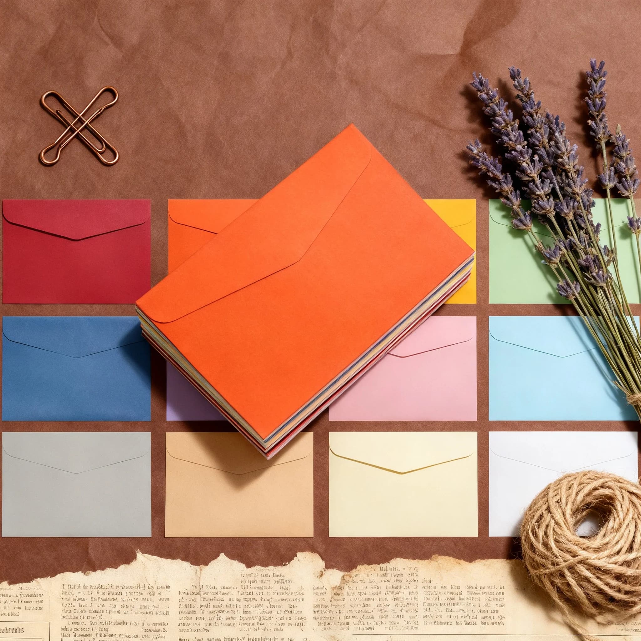 Enveloppes colorées pour cartes cadeaux, 100 pièces (16.2x11.4CM), fournitures de Festival pour Thanksgiving/noël/mariage/anniversaire