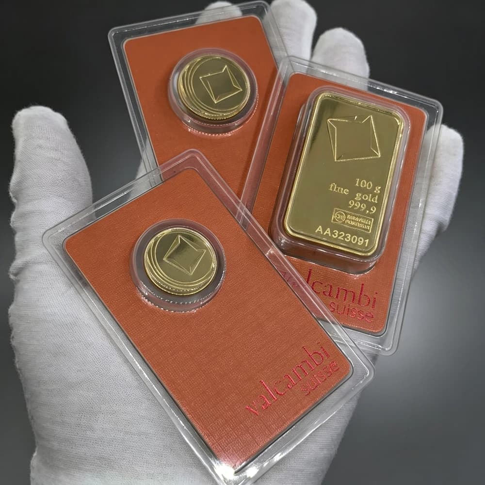 Barre plaquée or VB Orange 1/2.5/5/20/50/100g, non magnétique, en laiton plaqué or, emballage scellé, objets de collection, cadeau d'affaires