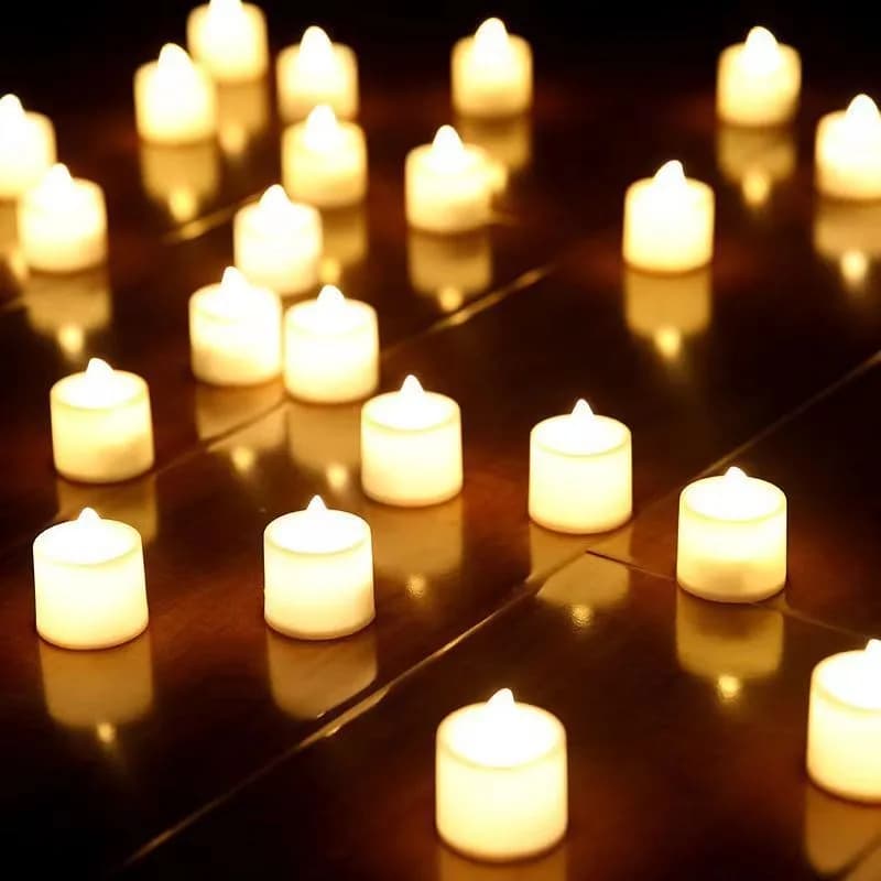 Bougie LED sans flamme