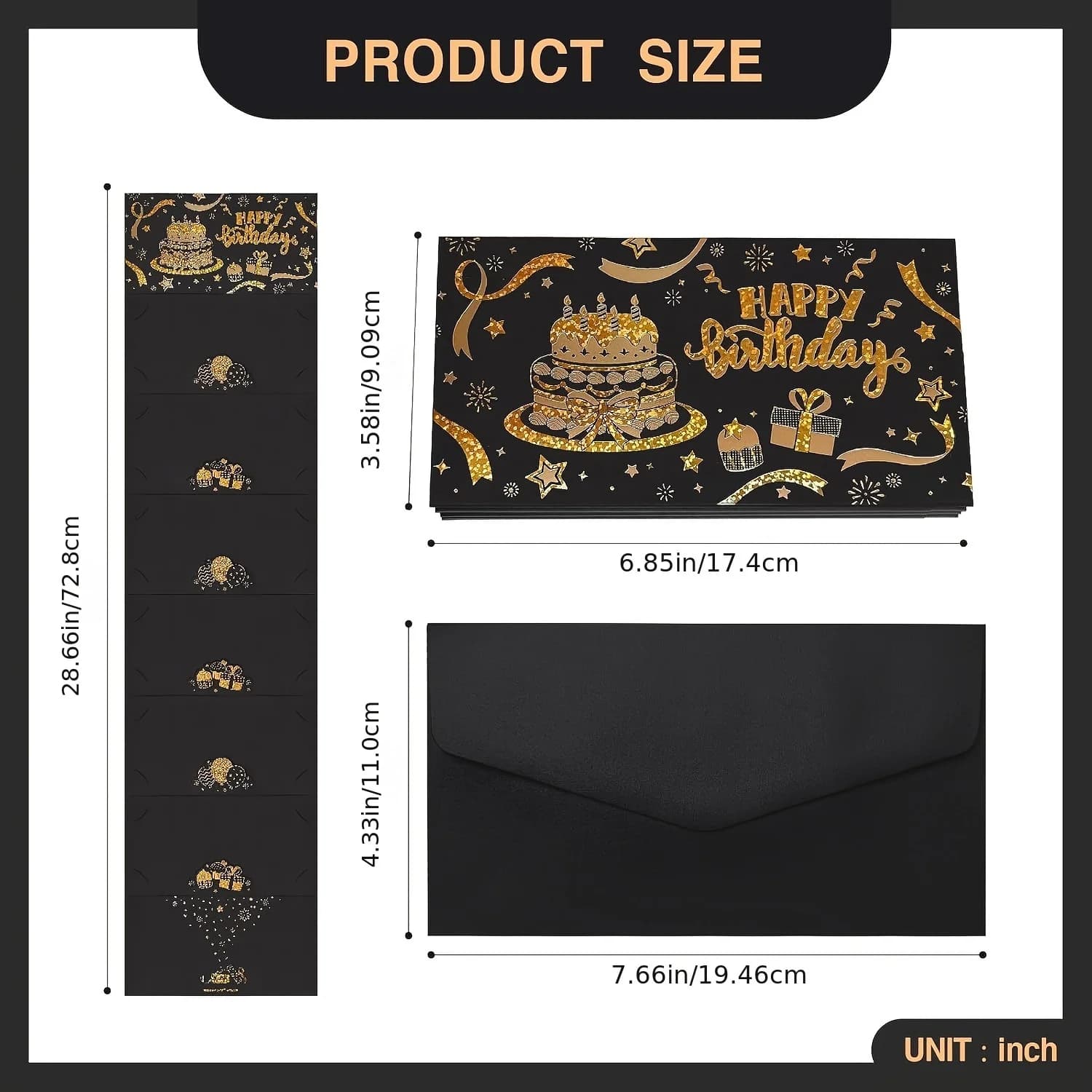 1 pièce Portefeuille-carte de vœux créatif pour anniversaire, porte-billets pliable, enveloppe rouge pliable, enveloppe cadeau d'anniversaire