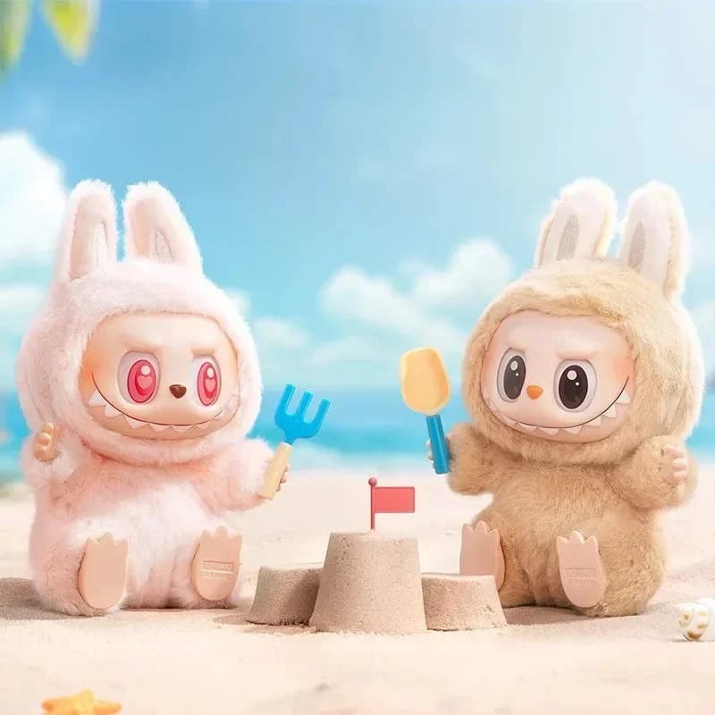 POP MART LABUBU les monstres-voir un siège série vinyle peluche boîte aveugle boîte mystère devinez sac jouet poupée mignon Anime Figure bureau