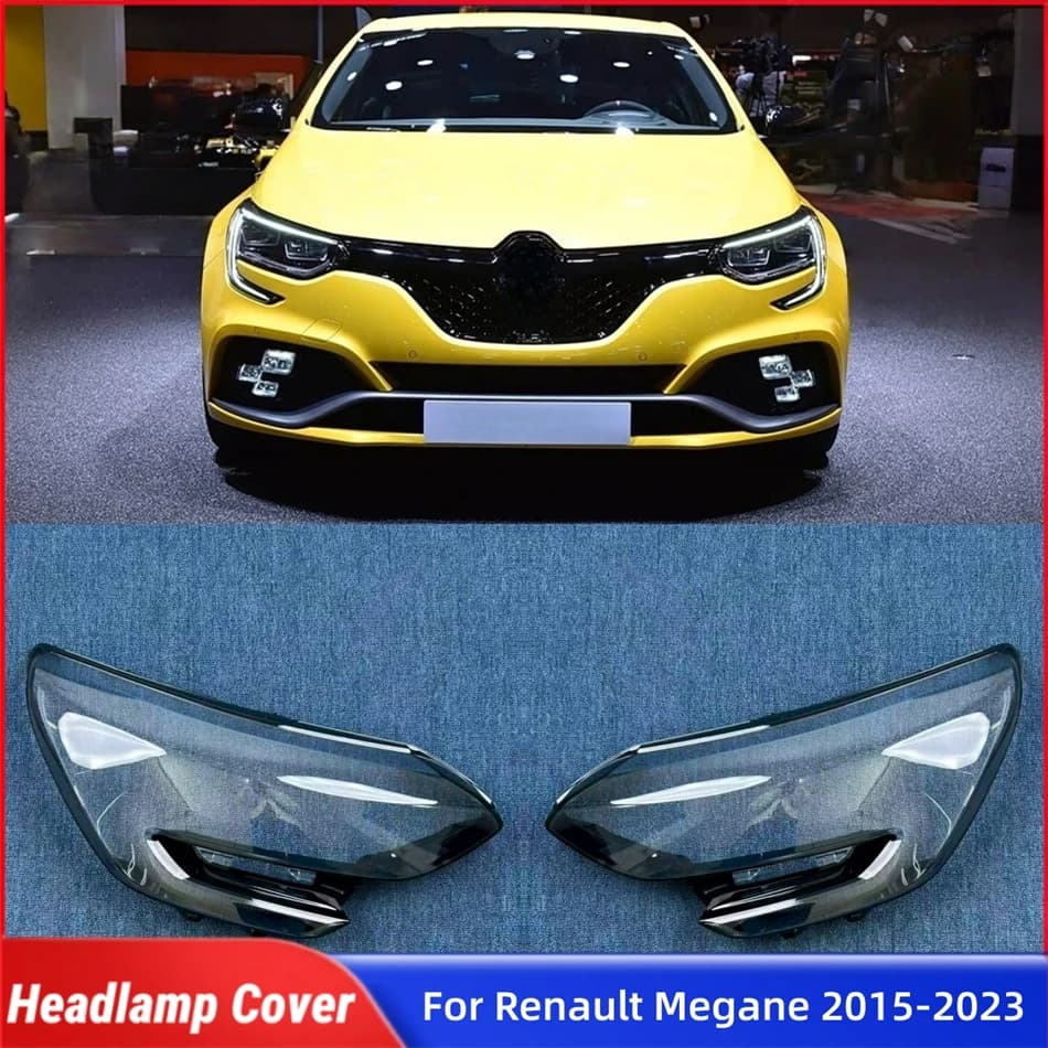 Pour Renault Megane 2015 2016 2017 2018 2019 2020 2021 2022 2023 Accessoires Auto Coque Transparente pour Phares de Voiture Abat-jour