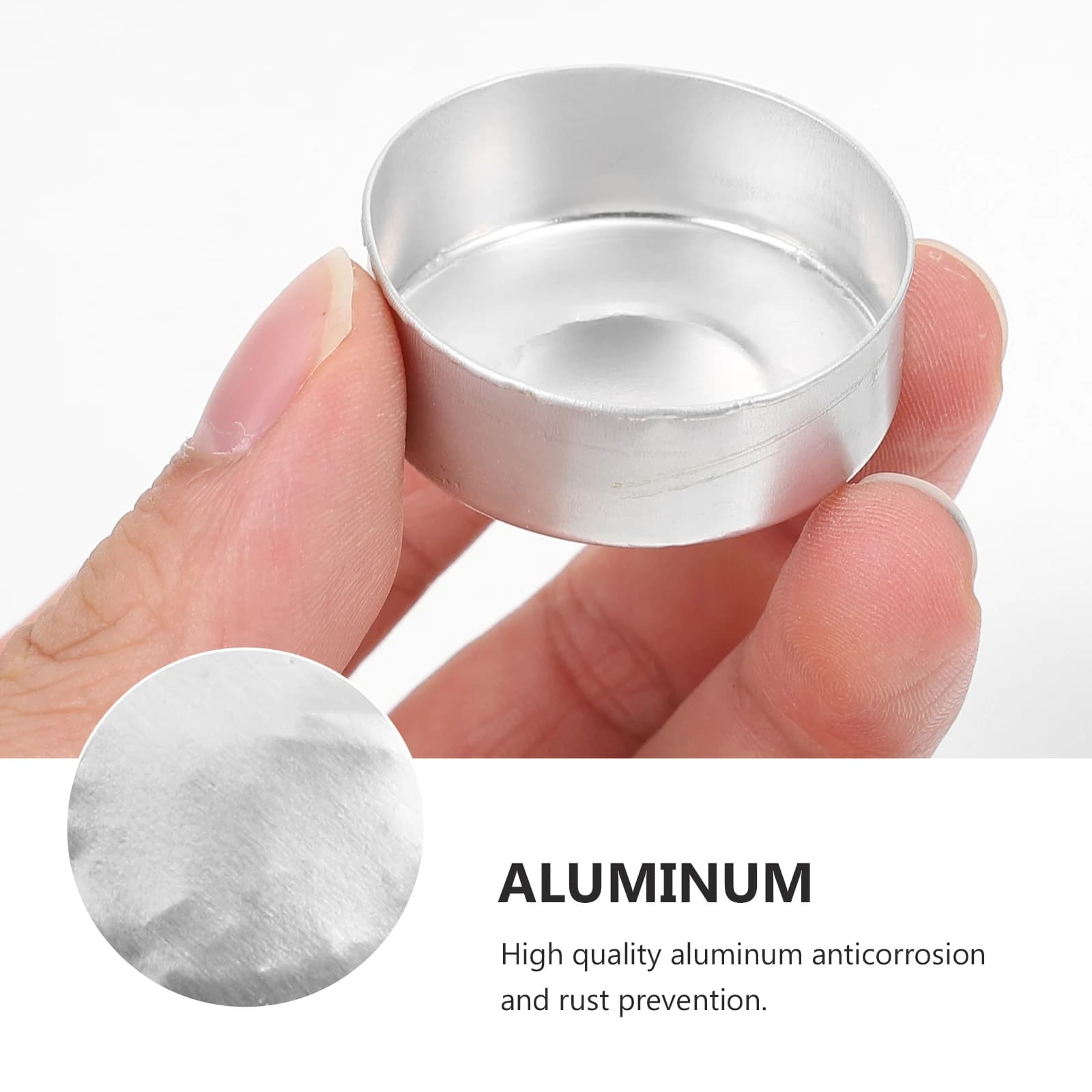 100 ensembles de tasses à bougie chauffe-plat en aluminium, boîtes de base de bougies durables, étuis vides en fer blanc, bougies multifonctions, fournitures de fabrication