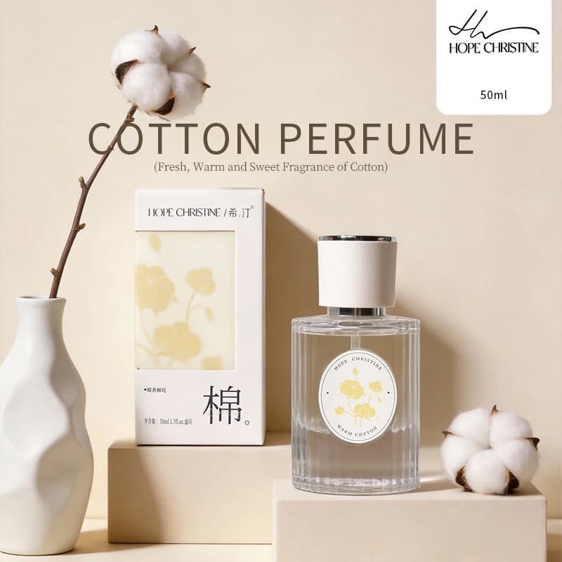 Parfums pour femmes Clean Cotton Original, parfum doux et léger, longue tenue, idéal pour le bureau, les trajets quotidiens et une utilisation décontractée.