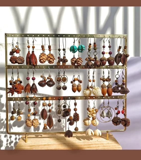 Décor de gourde chinoise – Style forêt mignon avec Fruits de plantes séchées, petit cadeau Vintage fait à la main