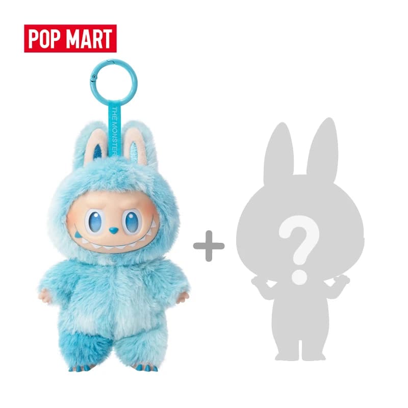 POP MART THE MONSTERS COMBO SET 1: Big in Energy Series-boîte aveugle pendentif en peluche vinyle + boîte aveugle Macaron passionnante