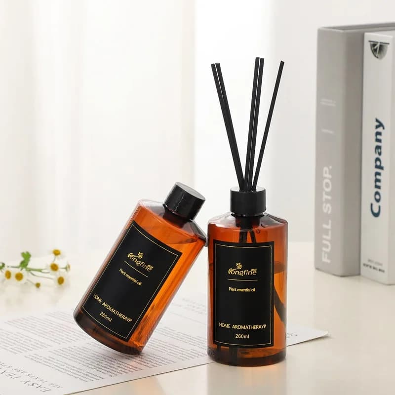 Diffuseur d'huile essentielle de plante de roseau, lavande, jasmin, bois de santal, parfum d'intérieur, humidificateur d'air, machine d'aromathérapie, 500ml