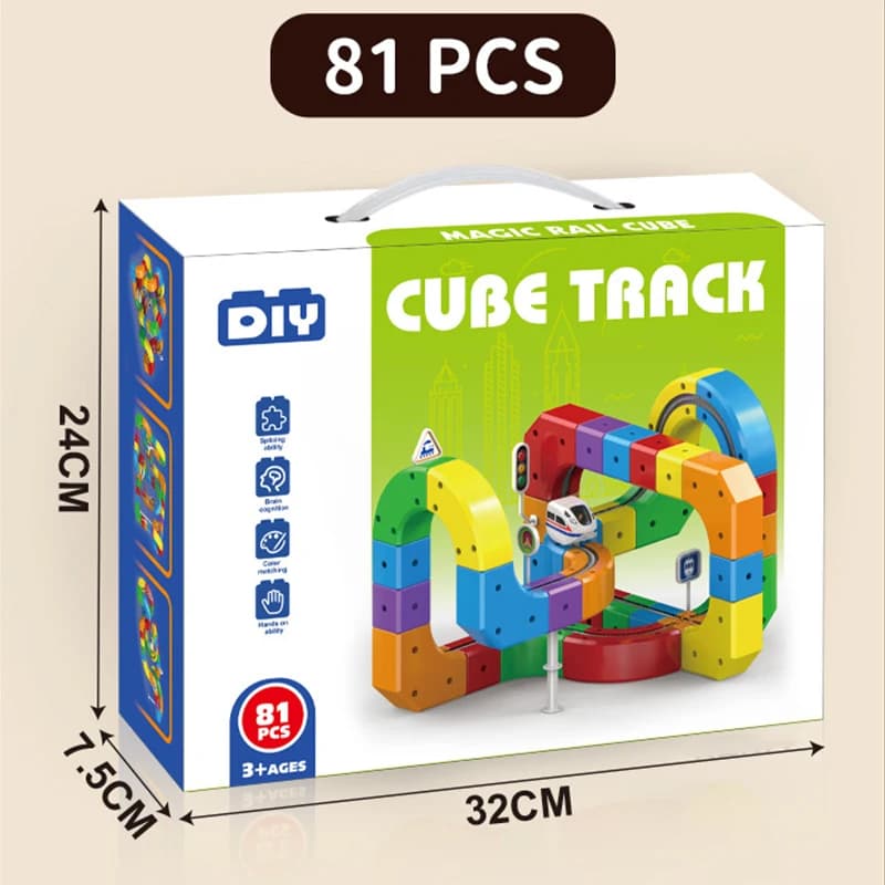 Circuit de train magnétique - Voitures sur rails, boîtes-cadeaux et sacs