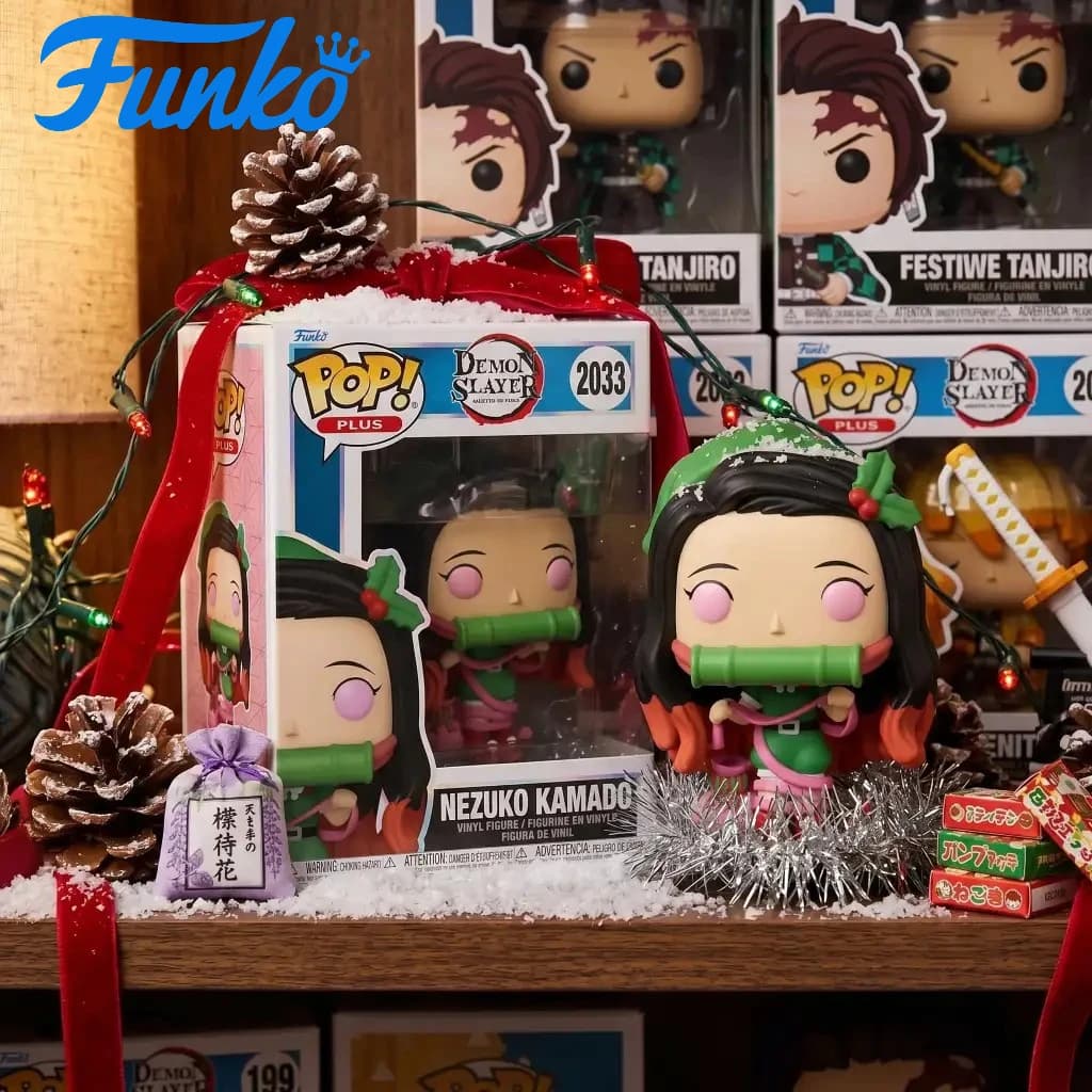 Funko Pop-Demon Slayer- # 2033 - Nezuko - Figurine de personnage d'anime, pour les fans d'anime et les collectionneurs, pour l'affichage de figurines