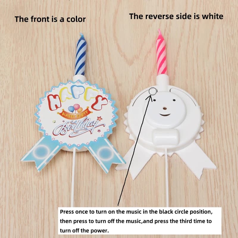 Bougies scintillantes musicales, décoration de gâteau, son réel, bougie musicale, joyeux anniversaire pour enfants, décorations de fête d'anniversaire, réception-cadeau pour bébé